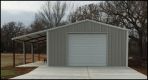 Garage with Awning